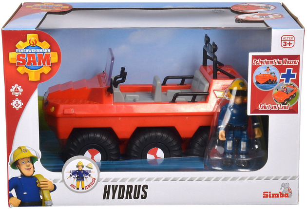 Simba Strażak Sam Samochód Terenowy Hydrus z figurką Elvisa pojazd 2.0