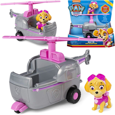 OUTLET Spin Master Psi Patrol Zestaw Helikopter i figurka Skye USZKODZONE OPAKOWANIE