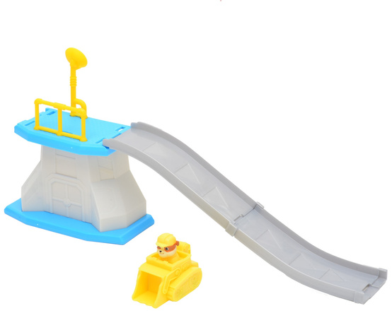 Psi Patrol Mini Wieża baza z torem zjazdowym i pojazdem Rubble