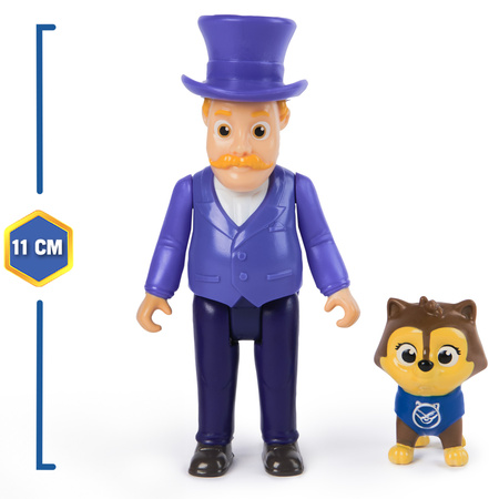 Psi Patrol Kocia Załoga figurki Chase Burmistrz Humdinger i kotek Zatoka Przygód
