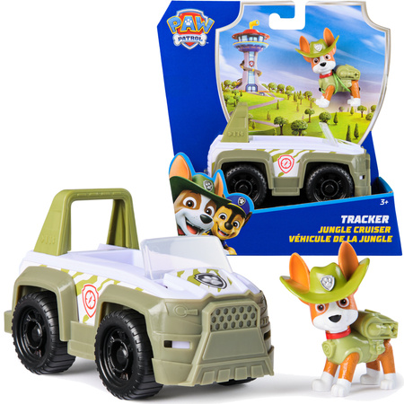 Psi Patrol Pojazd z figurką Tracker pojazd Terenowy Jungle Cruiser