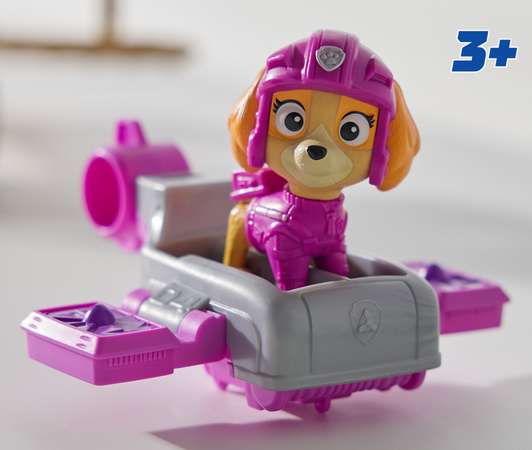 Psi Patrol Skye figurka z deską hoverboard 6 cm