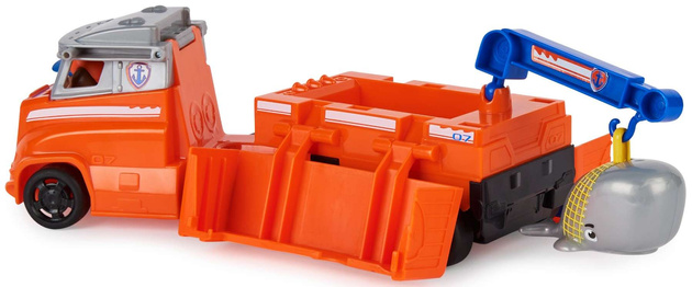 Psi Patrol 3w1 Zuma Big Truck Pups Pojazd ratunkowy Ciężarówka Dźwig figurka Wieloryb