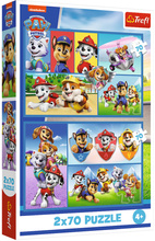 Puzzle Trefl 2 x 70 Psi Patrol Psi Patrol rządzi Paw Patrol