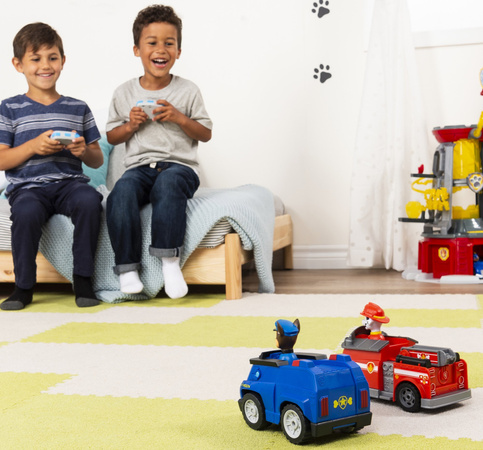 OUTLET Psi Patrol Chase Radiowóz Zdalnie sterowany Pojazd Samochód Auto Wóz policyjny + pilot RC USZKODZONE OPAKOWANIE