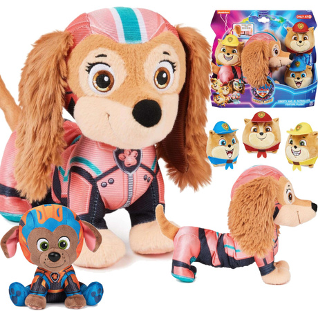 Liberty Maskotka Psi Patrol Pluszak Gund 20 Cm + Kotki Poms Wielki Film + GRATIS Psi Patrol Zuma Maskotka Pluszak Gund The Mighty Movie Wielki Film 17 Cm