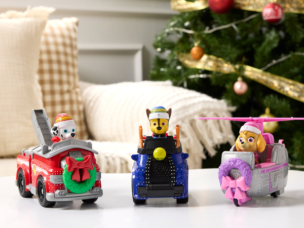 Psi Patrol świąteczny Pojazd z figurką Radiowóz policyjny Chase Holiday Cruiser