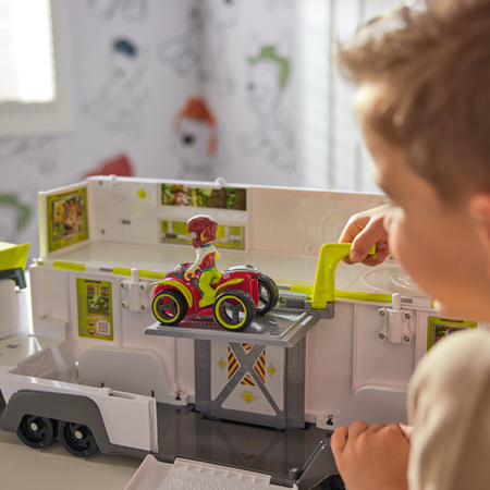 Zestaw ciężarówka Patrolowiec Jungle Patroller z figurką Rydera + quad