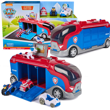 Psi Patrol Patrolowiec Z Pojazdami Mission Cruiser Zestaw + Figurki + Pojazd Rydera