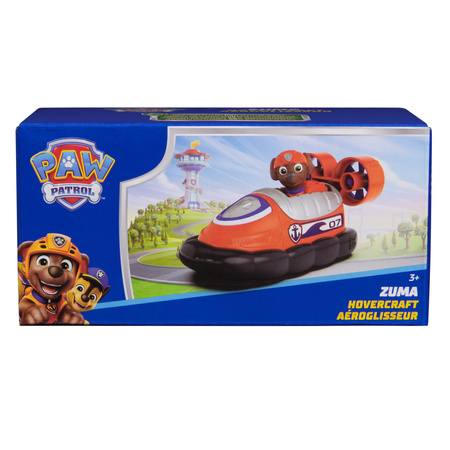 Psi Patrol 2w1 zestaw figurka Zuma + pojazd poduszkowiec eco