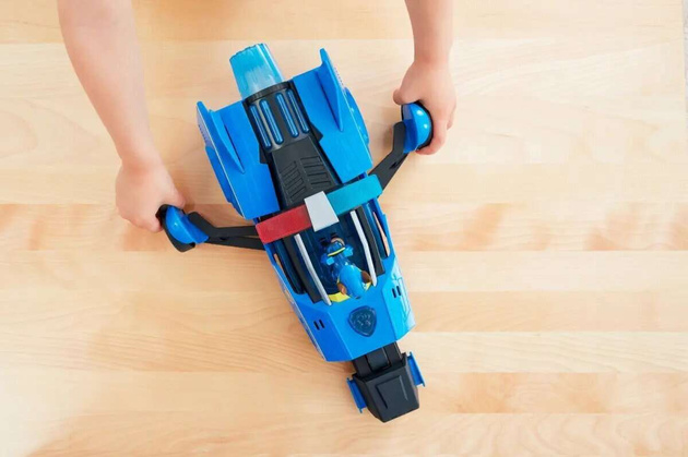 Psi Patrol Pojazd Radiowóz Transformujący Kosmiczny Figurka Chase Deluxe 2w1 Wielki Film