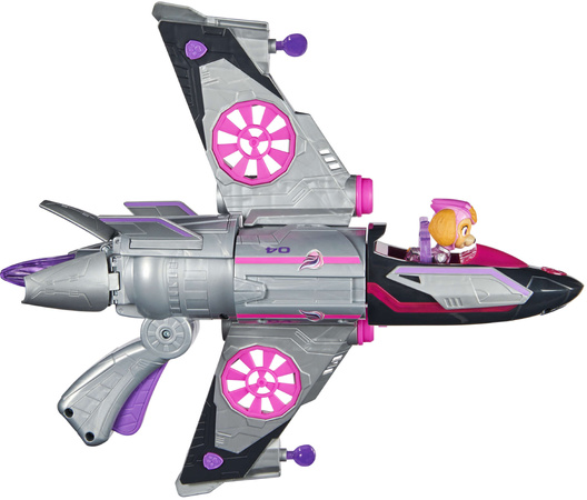 Psi Patrol The Mighty Movie Wielki Film Figurka Chase i Skye Interaktywne autka Deluxe światło dźwięk