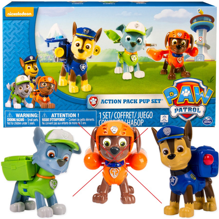 Psi Patrol Zestaw 2 figurki Rocky Chase WYBRAKOWANY