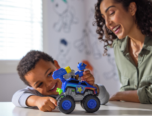 Psi Patrol Chase Radiowóz Policyjny Rescue Wheels Pojazd + Figurka Piesek