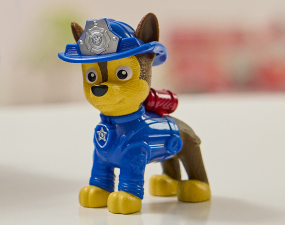 Psi Patrol Fire Rescue Pojazd z figurką Radiowóz policyjny Chase z pociskami wodnymi