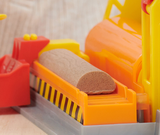 Psi Patrol Rubble i jego ekipa Rubble&Crew Warsztat Budowlany Zabawka z Ruchomymi Elementami dla Małych Konstruktorów z piaskiem kinetycznym