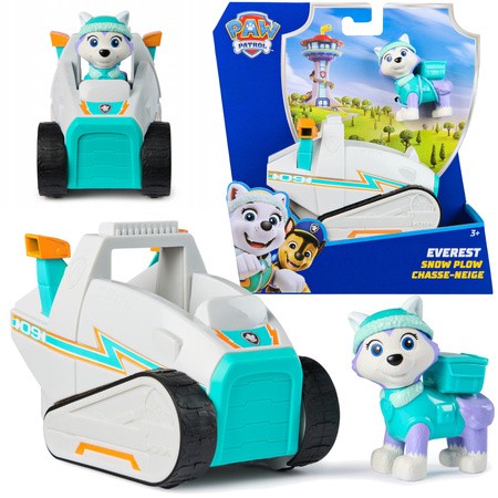 Pri Patrol Everest Skuter Śnieżny Pojazd Snow Plow Z Figurką