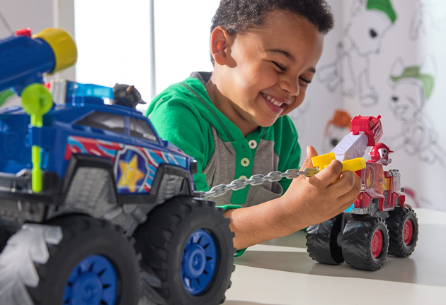 Psi Patrol Chase Pojazd Terenowy Rescue Cruiser Deluxe Światło Dźwięk 28 Cm