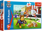 Puzzle Trefl Psi Patrol 30 elementów Psiaki w akcji Paw Patrol