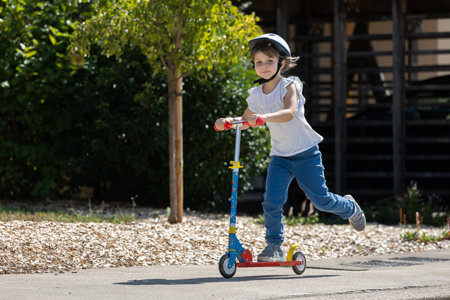 Psi Patrol Hulajnoga dwukołowa dla dzieci składana regulowana z hamulcem nożnym