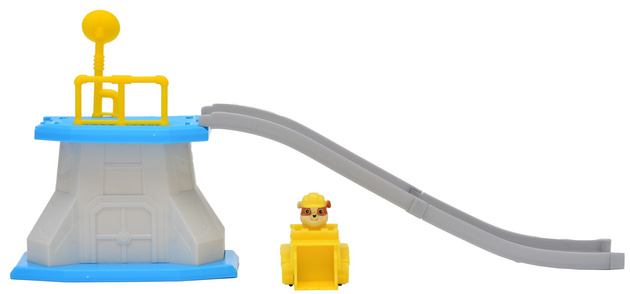 Psi Patrol Mini Wieża baza z torem zjazdowym i pojazdem Rubble