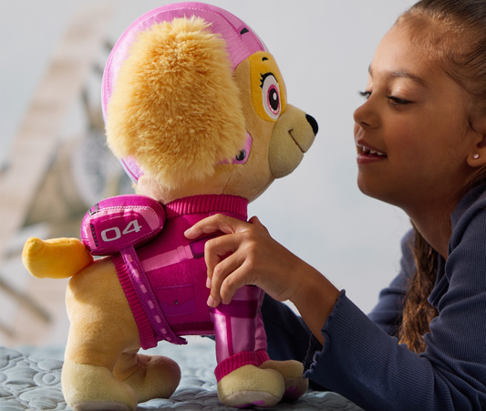 Psi Patrol Duża Maskotka Skye Air Rescue pluszak miękka przytulanka Piesek 33 cm