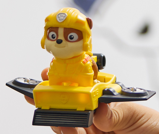 Psi Patrol Rubble figurka z deską hoverboard 6 cm