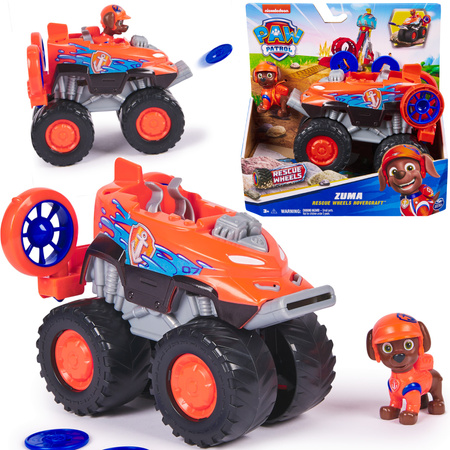 Psi Patrol Rescue Wheels Zuma Pojazd Poduszkowiec+ figurka 