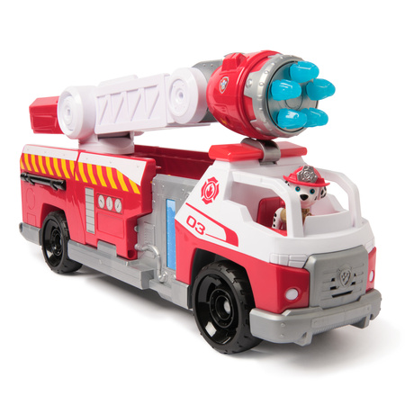 Psi Patrol Fire Rescue Wóz Strażacki 50 Cm efekty świetlne i dźwiękowe + figurka Marshall