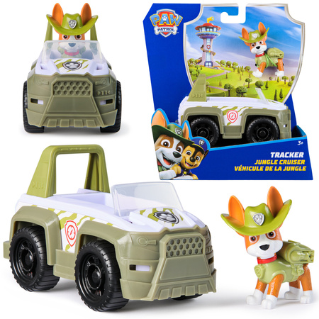 Psi Patrol Tracker Pojazd Terenowy Jungle Cruiser Auto Jeep + Figurka