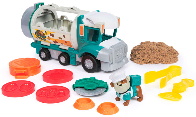 Psi Patrol Dziadek Gravel Ciężarówka Rubble & Crew + Figurka Akcesoria