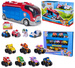 Zestaw Psi Patrol Patrolowiec Mission Cruiser Robo Pies + 7 pojazdow Pup Squad Gift