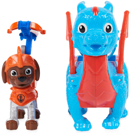 Psi Patrol Rescue Knights Rycerze 2 figurki Zuma i smok Ruby