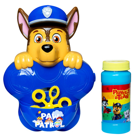 Maszyna Do Baniek Z Płynem Pistolet Na Bańki Mydłane + Płyn 100 Ml Psi Patrol Chase