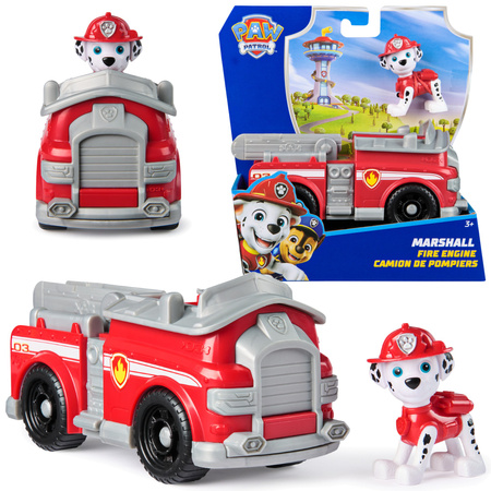 Psi Patrol Marshall Wóz Strażacki Pojazd + Figurka