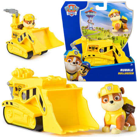 Psi Patrol Rubble Buldożer Spychacz Pojazd + Figurka