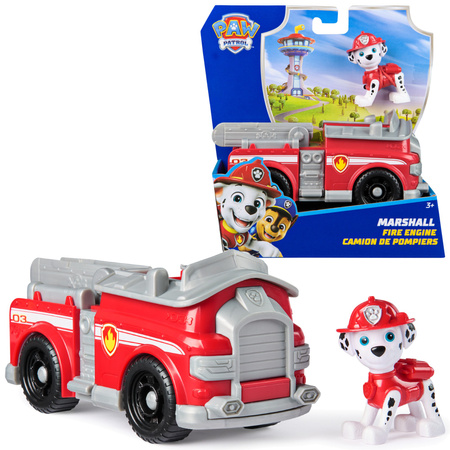 Psi Patrol Marshall Wóz Strażacki Pojazd + Figurka