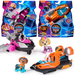 Psi Patrol The Mighty Movie Wielki Film Zestaw figurka Skye różowy odrzutowiec pojazd dźwięk światło