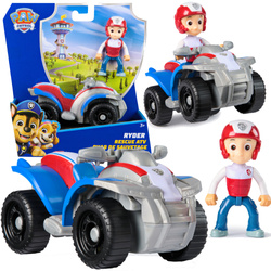 Psi Patrol Ryder Quad ATV Pojazd ratunkowy i Figurka eco