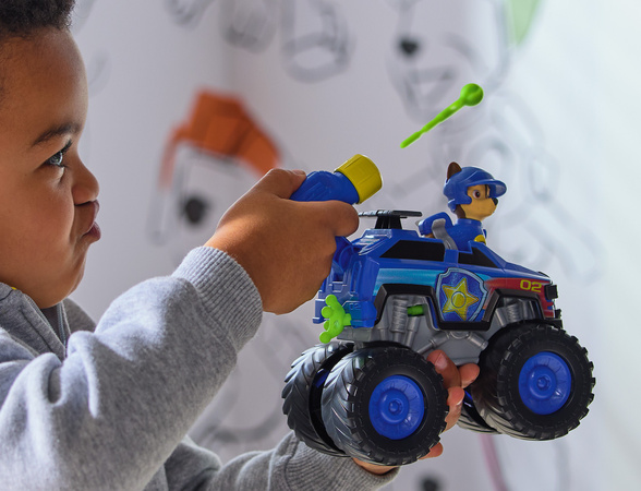 Psi Patrol Chase Radiowóz Policyjny Rescue Wheels Pojazd + Figurka Piesek