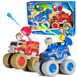 Psi Patrol Marshall I Chase Pojazdy Terenowe Zestaw Rescue Wheels + Figurki