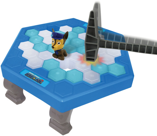 Psi Patrol Don't Drop Chase Gra zręcznościowa rodzinna Nie upuść Chase'a Piesek na lodzie Spin Master