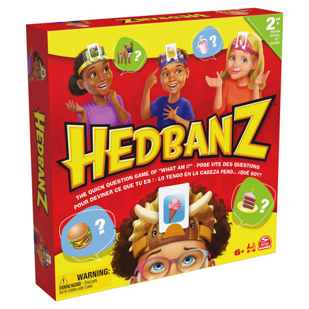 Hedbanz Kim Jestem? Gra Planszowa 2 Edycja Spin Master  