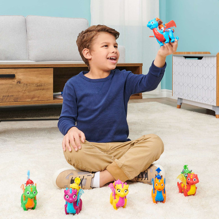 Psi Patrol Rescue Knights Rycerze figurka Rubble i smok Blizzie