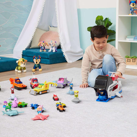 Psi Patrol 2w1 Chase Aqua Pups Zestaw Pojazd podwodny Rekin wyrzutnia + figurka