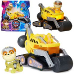 Psi Patrol Pojazd Walec Rubble I Jego Ekipa + Figurka The Mighty Movie Wielki Film światło dźwięk