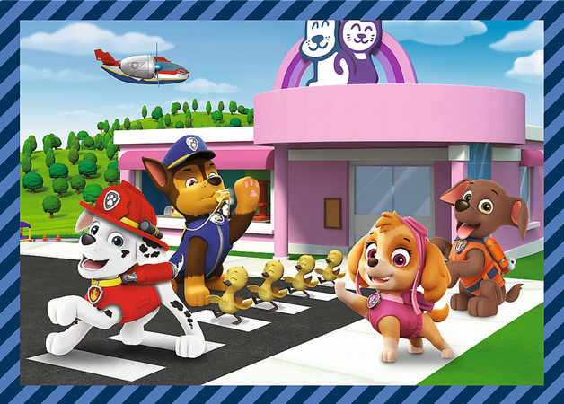 Puzzle Trefl Psi Patrol 4w1 Psie Sprawy Paw Patrol 4+