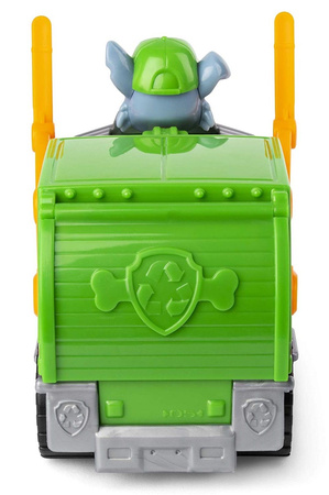 Psi Patrol Rocky pojazd śmieciarka i figurka