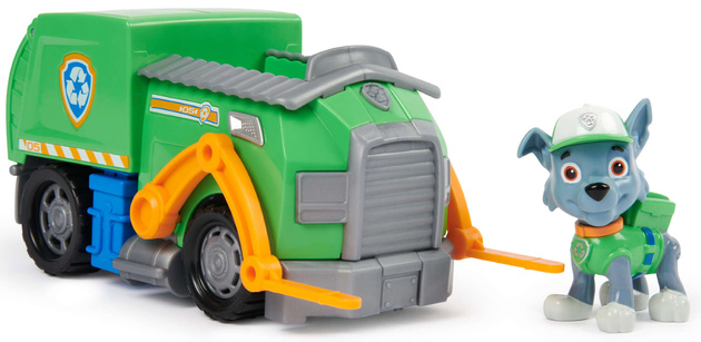 Psi Patrol 2w1 Śmieciarka Rocky'ego z figurką eco