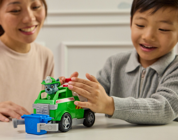 Psi Patrol Fire Rescue Rocky Pojazd Ratunkowy Cysterna + Figurka